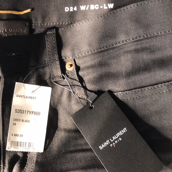 SAINT LAURENT Boot-Cut Denim Pants - Picture 6 of 7